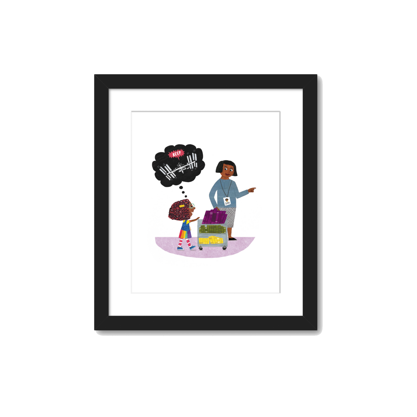 BEEP (IN GALLERY FRAMED)