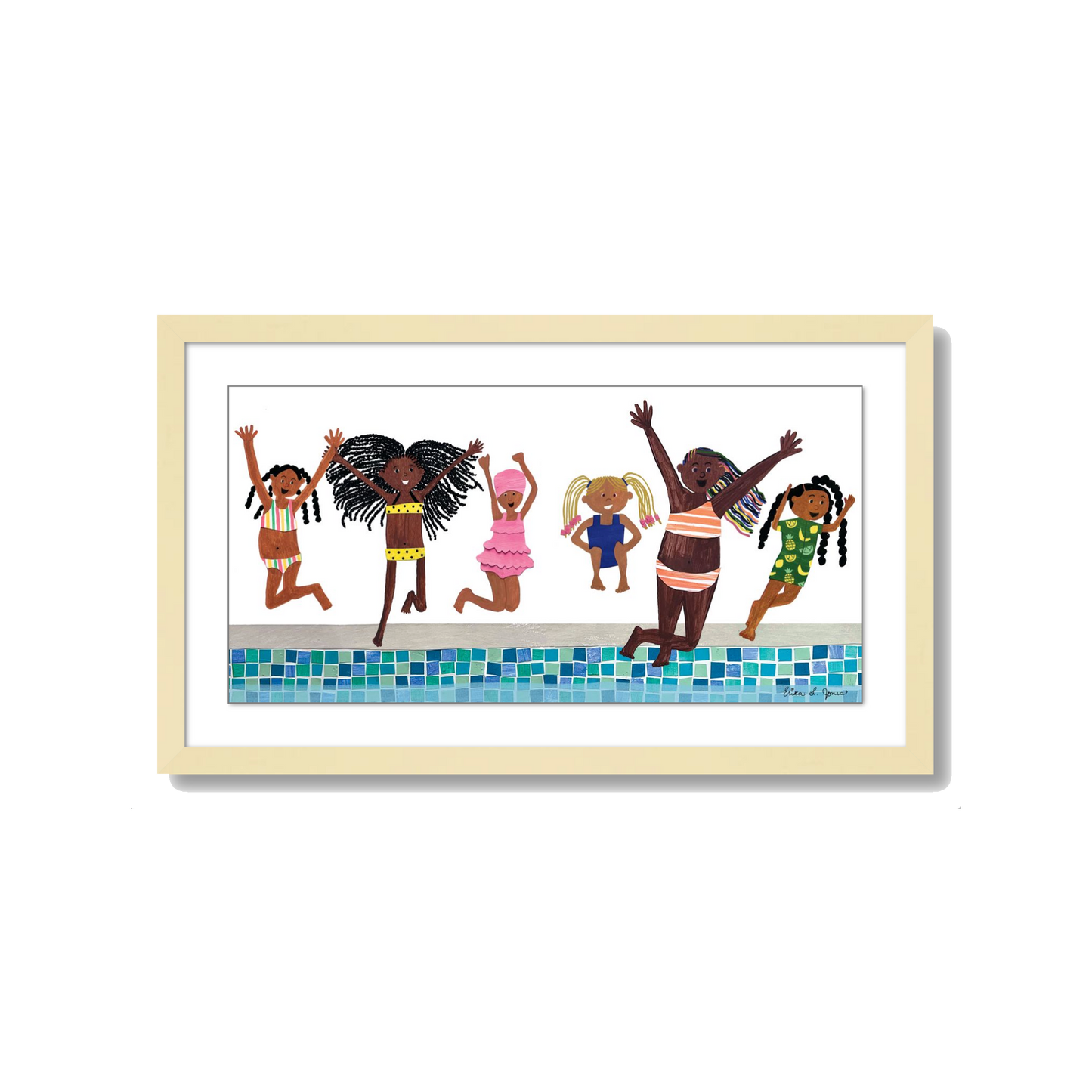 Born To Swim Giclee Print