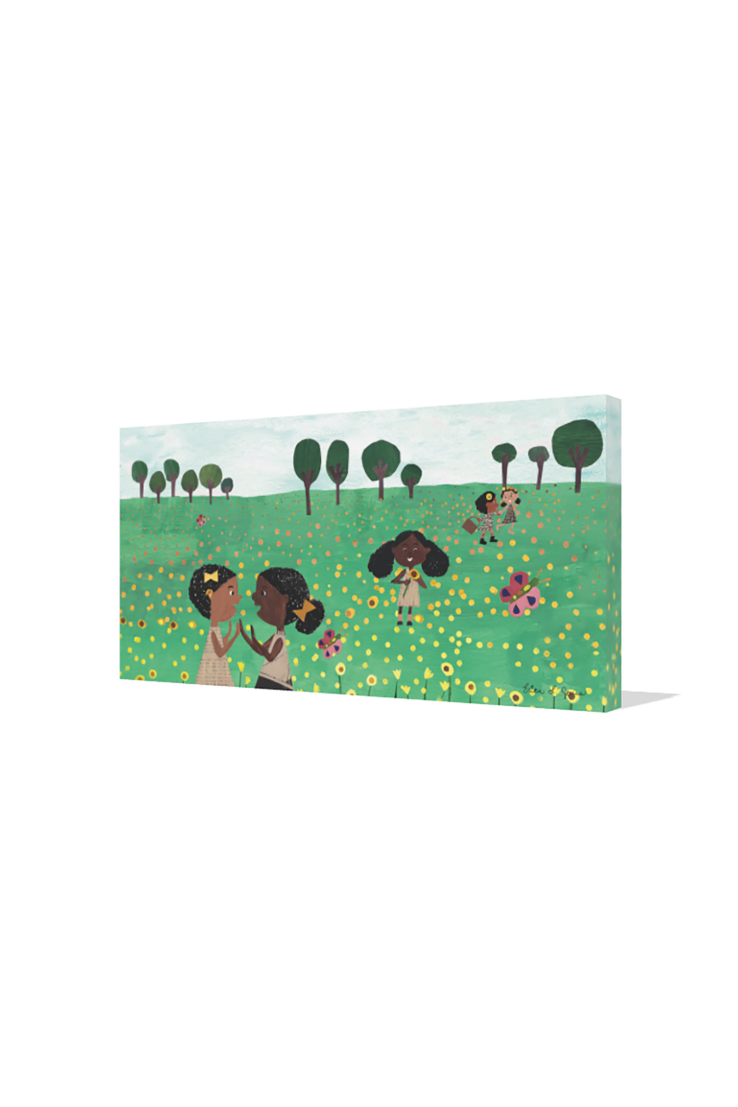 Field in Bloom Giclee on Canvas