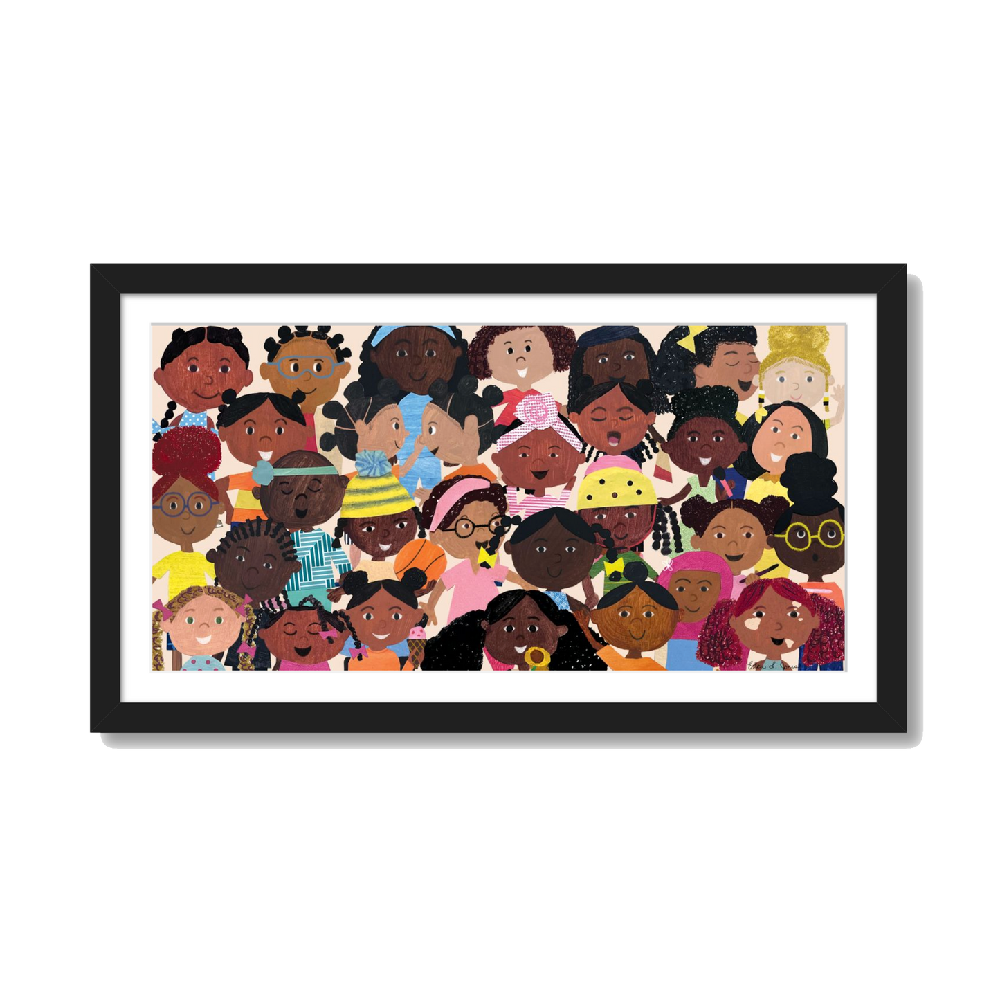 GAGGLE OF GIRLS FRAMED (IN GALLERY FRAMED)