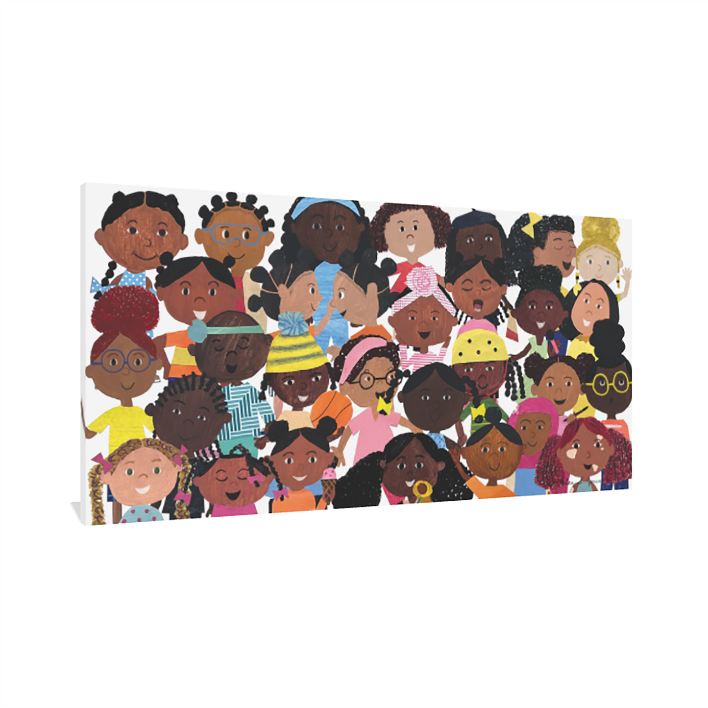 Gaggle of Girls Giclee on Canvas