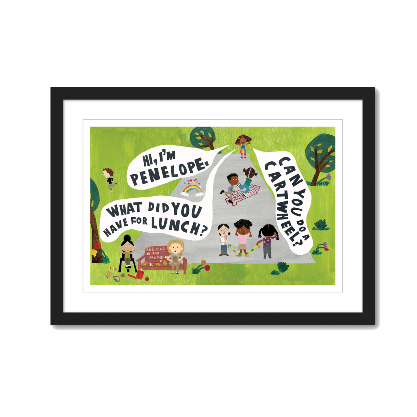 RECESS ON TEN (IN GALLERY FRAMED)