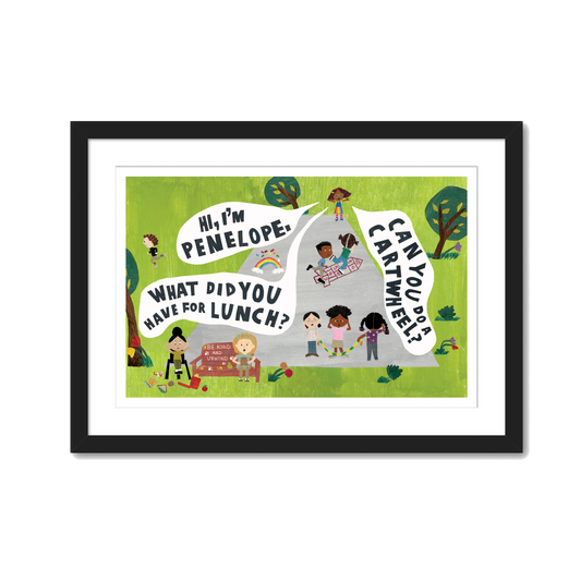 RECESS ON TEN (IN GALLERY FRAMED)