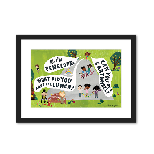 RECESS ON TEN GICLEE 11" X 17" FRAMED (IN GALLERY)